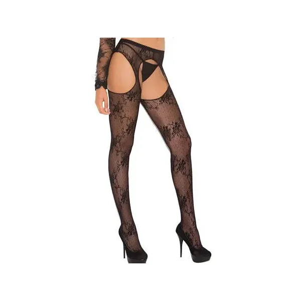 Queen Lacey Suspender Pantyhose