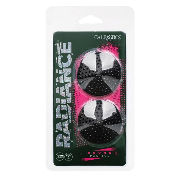 Radiance Round Pasties - Black