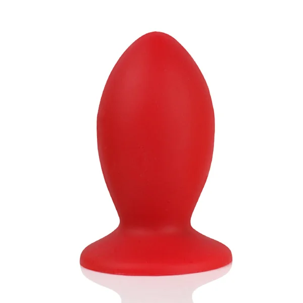 Rage - Red Silicone Butt Plug - 4 Sizes