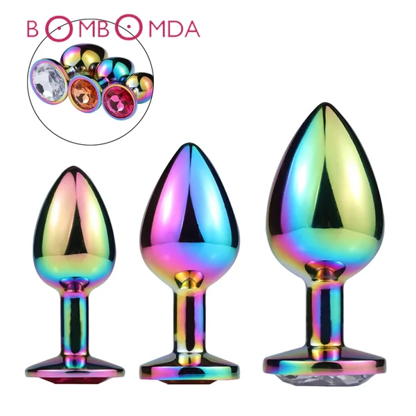 Rainbow Jewelry Stainless Steel Anal Plug