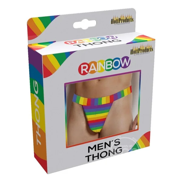 Rainbow Men's Thong - Multicolor