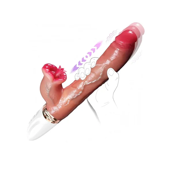 Real Feel Vibrating Dildo