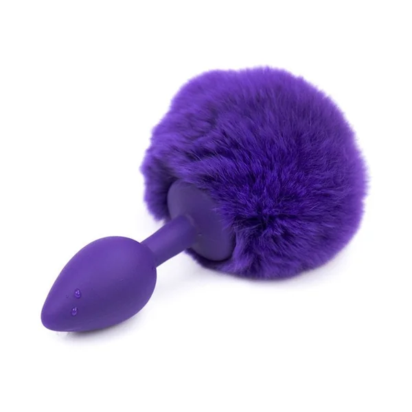 Real hair rabbit tail anal plug
