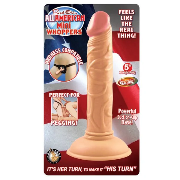 Real Skin All American Mini Whopper Straight Dong - Flesh