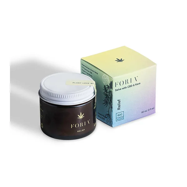 Relief Salve with CBD & Kava - Marketing