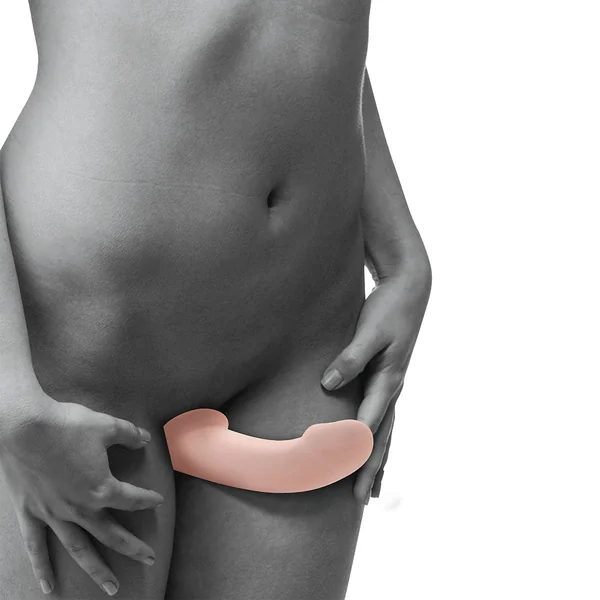 Remote Control Inflatable Vibrating Silicone Ergo Fit Strapless Strap-On