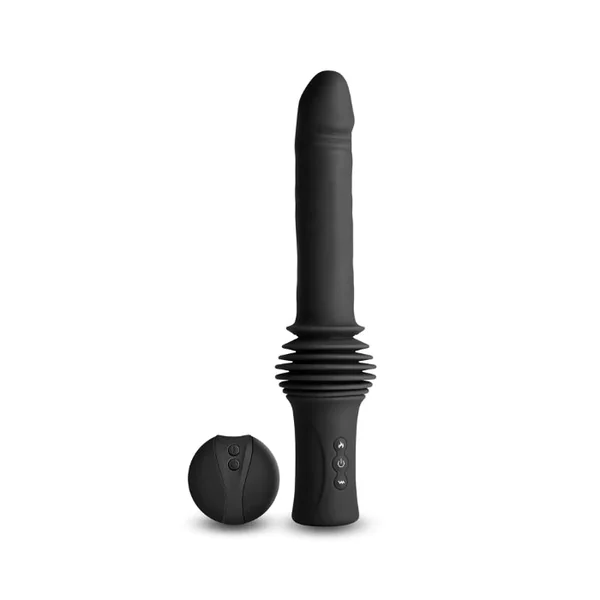 Renegade Super Stroker Rechargeable Remote-Controlled Warming Vibrating Thruster With Adjustable Suction Cup