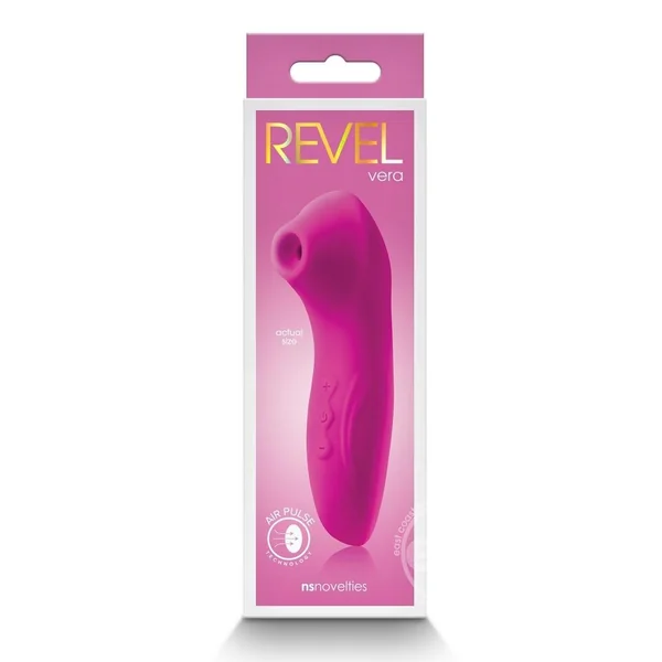 Revel Vera Rechargeable Silicone Clitoral Stimulator - Pink