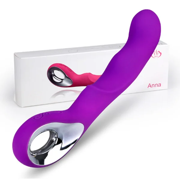 Ribbed Silicone G-spot Vibrator