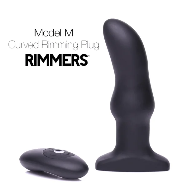 Rimmers Model M Curved Rimming Plug with Remote