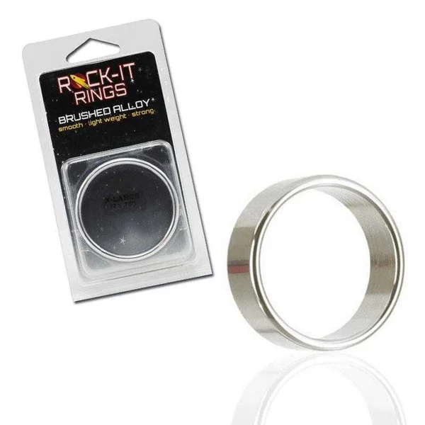 Rock-It Rings Brushed Alloy Metallic C-Ring XL (2" Diameter, 3/4" thick)