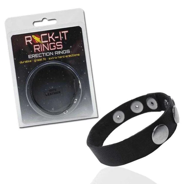 Rock-It Rings Leather 3-Snap C-Ring