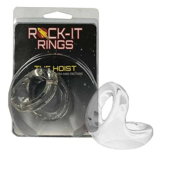 Rock-It Rings The Hoist Cock & Ball Ring - Clear