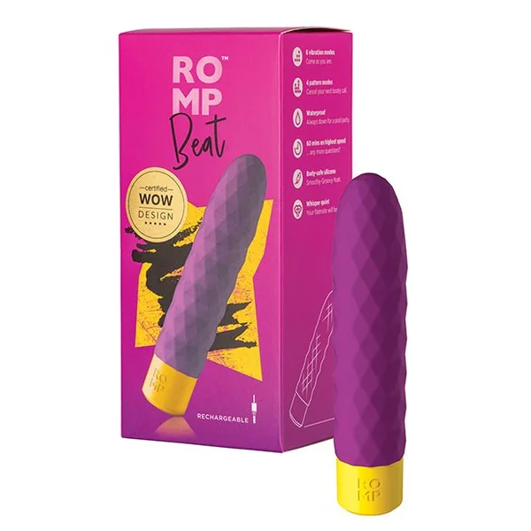ROMP Beat Bullet Vibrator - Purple
