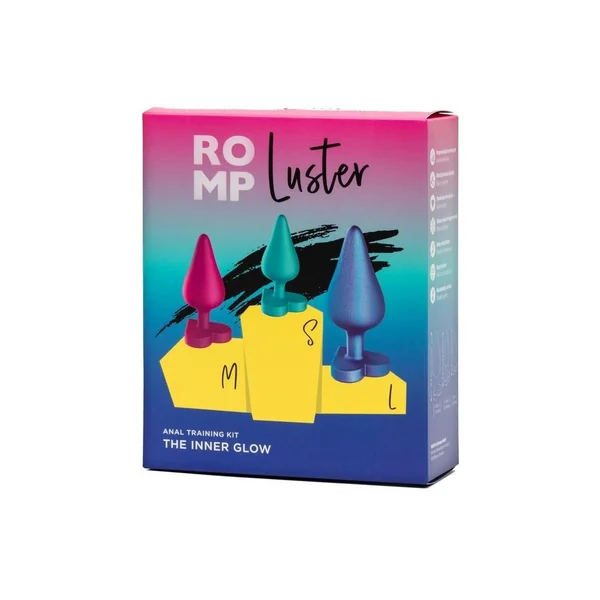 Romp Luster Silicone Anal Plug - Purple/Pink