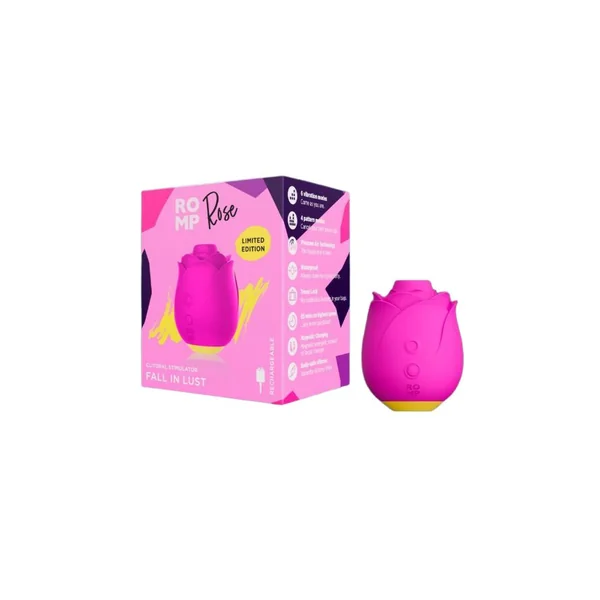 ROMP Rose Rechargeable Silicone Pleasure Air External Sex Toy