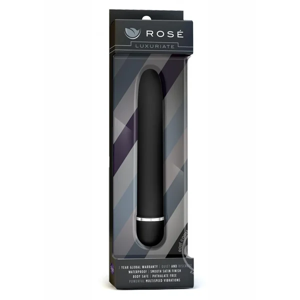 Rose Luxuriate Vibrator - Black
