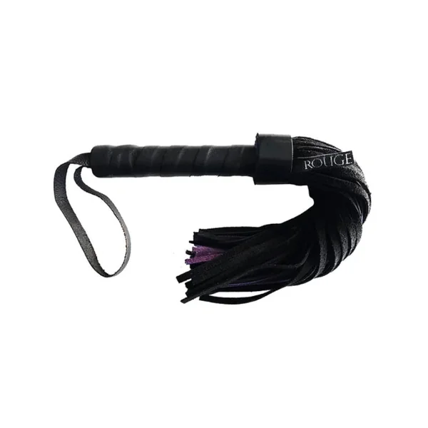 Rouge Short Suede Flogger Leather Handle