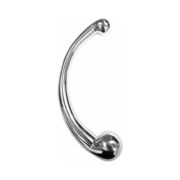 Rouge Stainless Steel Weighted Curved Dual Ended Wand With Case