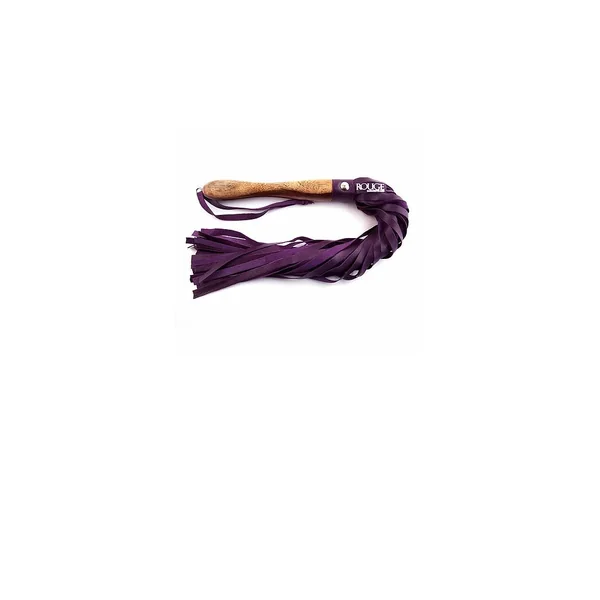Rouge Wooden Handle Leather Flogger