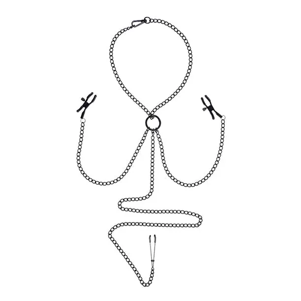 Saffron Chain Nipple to Clit Set