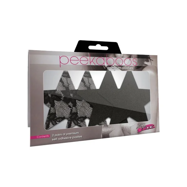 SATIN AND LACE STARS