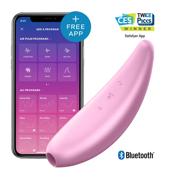 Satisfyer Curvy 3+ Pink Clitoral Vibe