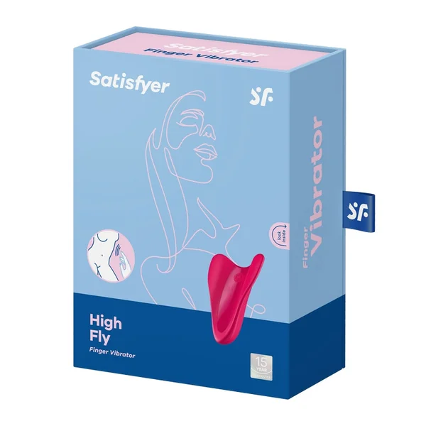 Satisfyer High Fly Red Finger Vibrator