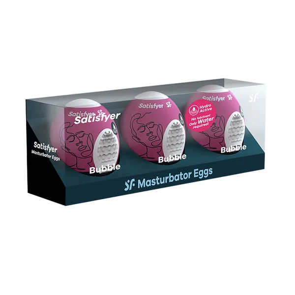 Satisfyer Masturbation Egg 3 Pack Bubble