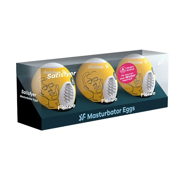 Satisfyer Masturbation Egg 3 Pack Fierce