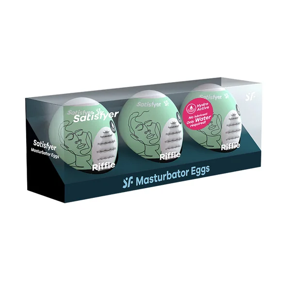 Satisfyer Masturbation Egg 3 Pack Riffle
