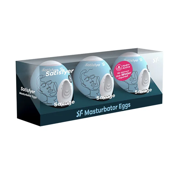 Satisfyer Masturbation Egg 3 Pack Savage