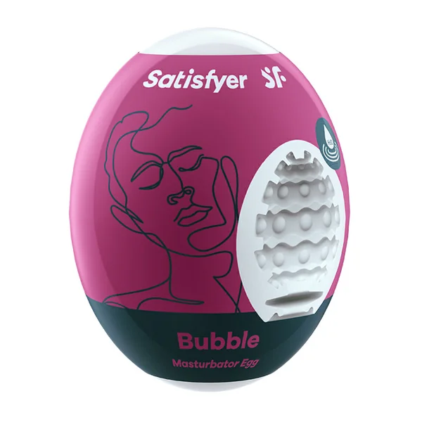 Satisfyer Masturbation Egg Bubble Male Stroker
