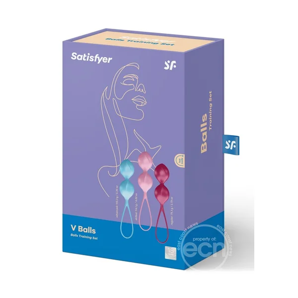 Satisfyer V Balls Set Of 3 Clitoral Stimulation