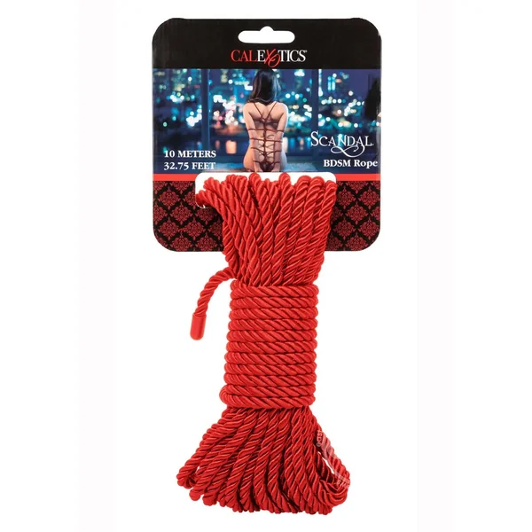 Scandal BDSM Rope 32.75ft/10m - Red