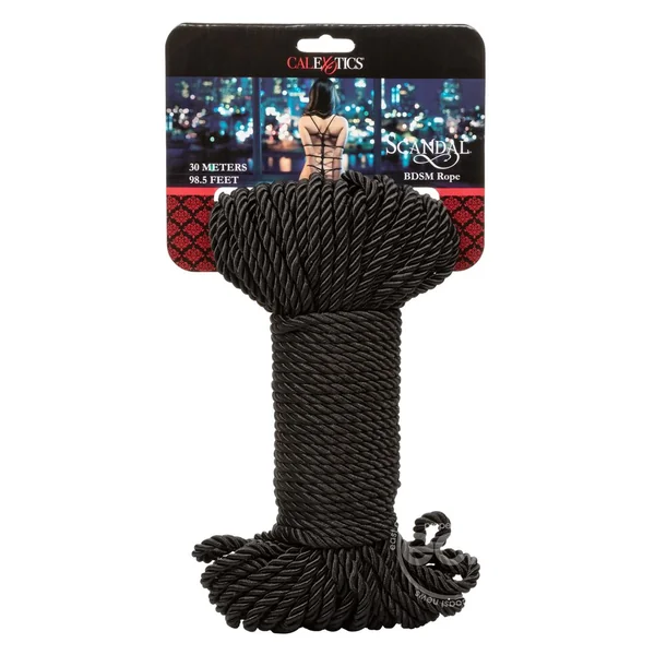 Scandal BDSM Rope 98.5ft/30m - Black