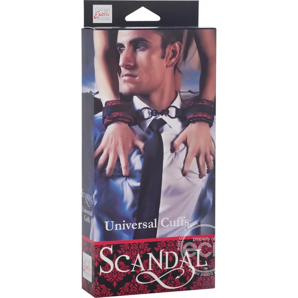 Scandal Universal Cuffs - Red/Black
