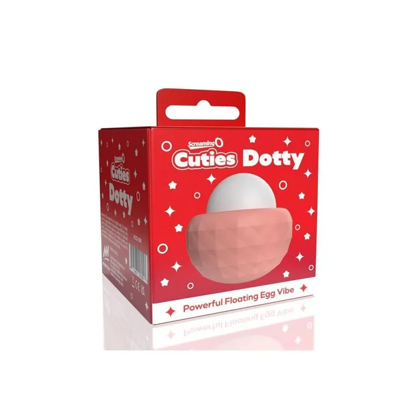 Screaming O Cuties Dotty Rechargeable Silicone Egg Vibrator - Dusty Rose