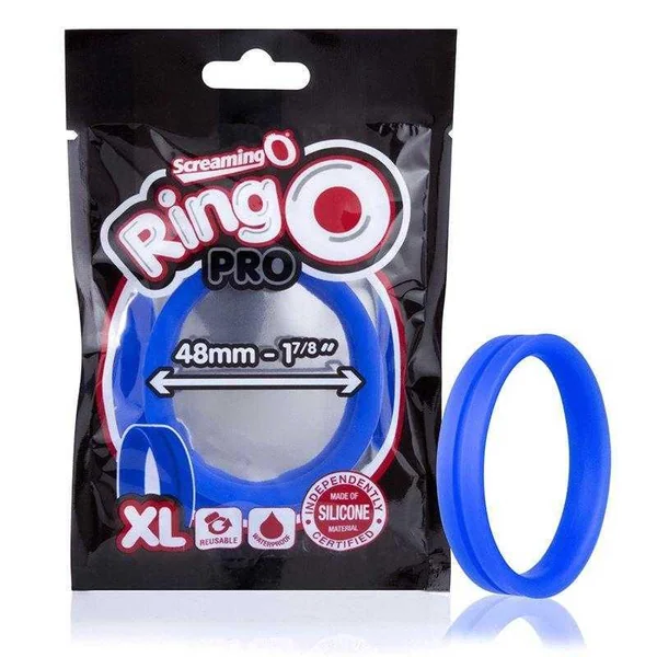 Screaming O - Ring O Pro XL - Blue Silicone Ring
