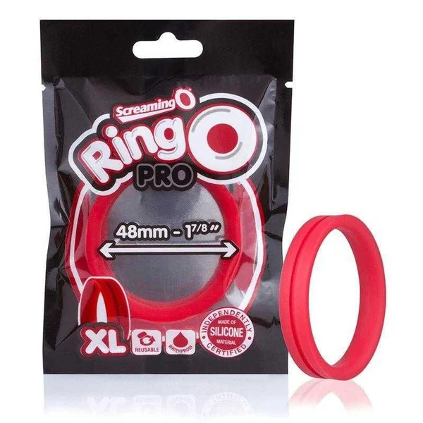 Screaming O - Ring O Pro XL - Red Silicone Ring
