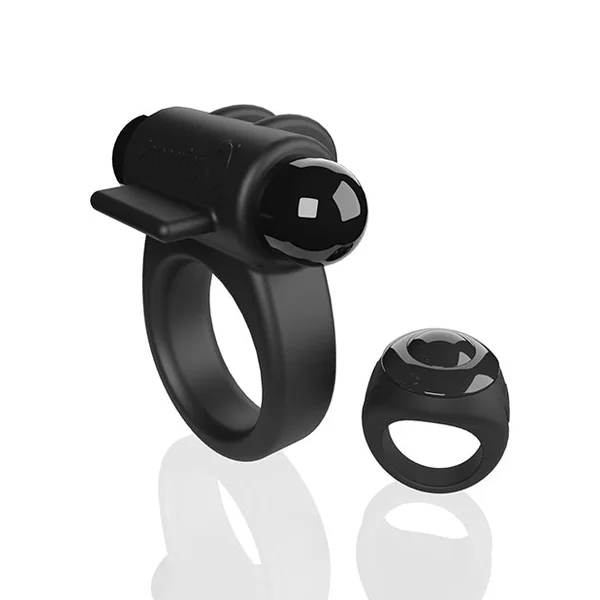 Screaming O Switch Remote Controlled Vibrating Ring - Black
