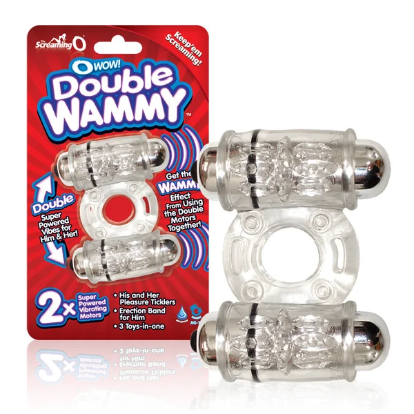 Screaming O – The Double Wammy Powered Cock ring
