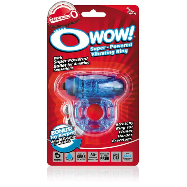 Screaming O – The O Wow Vibrating Erection Ring