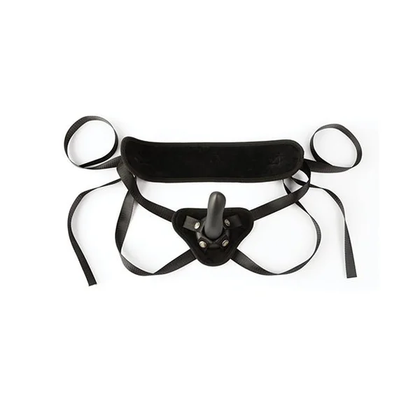Sei Mio Cocked & Loaded Advanced Strap-On Harness & 6.5" Dildo - Black
