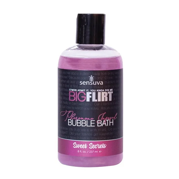 Sensuva Big Flirt Pheromone Bubble Bath - 8 Oz