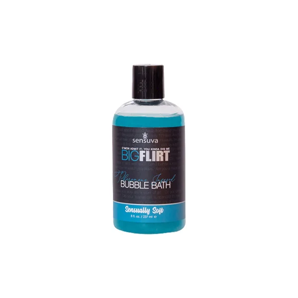 Sensuva Big Flirt Sensually Soft Pheromone Bubble Bath 8 oz. Cucumber Melon Scent