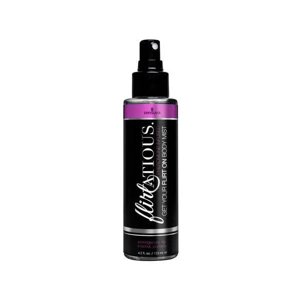 Sensuva Flirtatious Pheromone-Infused Body Mist Pomegranate 4.2 oz.