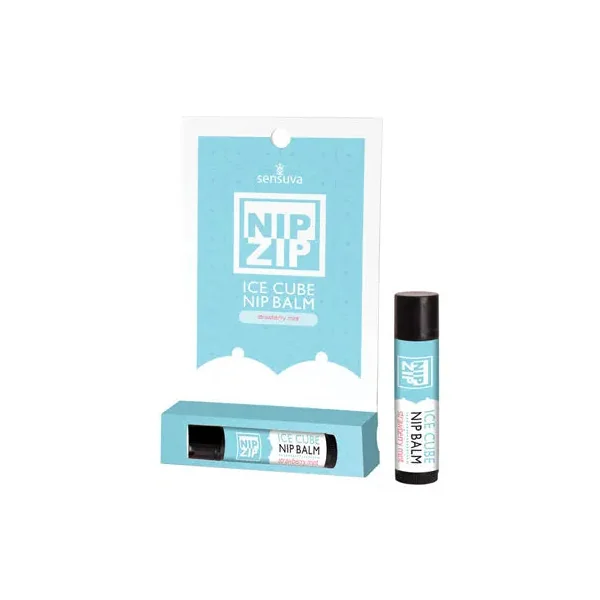 Sensuva Nip Zip Ice Cube Nip Balm - Strawberry Mint