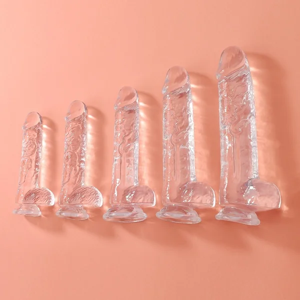 Seven Models Full Series Transparent Female Dildo