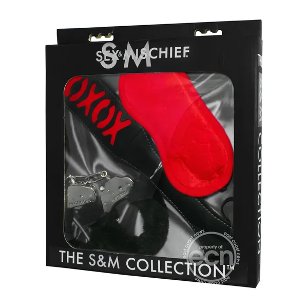 Sex & Mischief Collection Sweet Punishment Kit - Black/Red